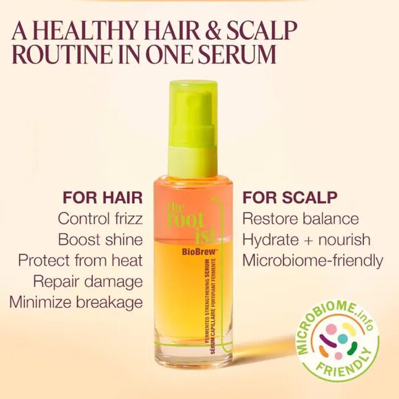 ❣️2/$36 NIB The Rootist BioBrew Fermented Leave-in Hair Serum Full Size $48.00 - Picture 7 of 16